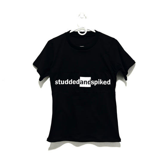 Studded And Spiked written LogoTee