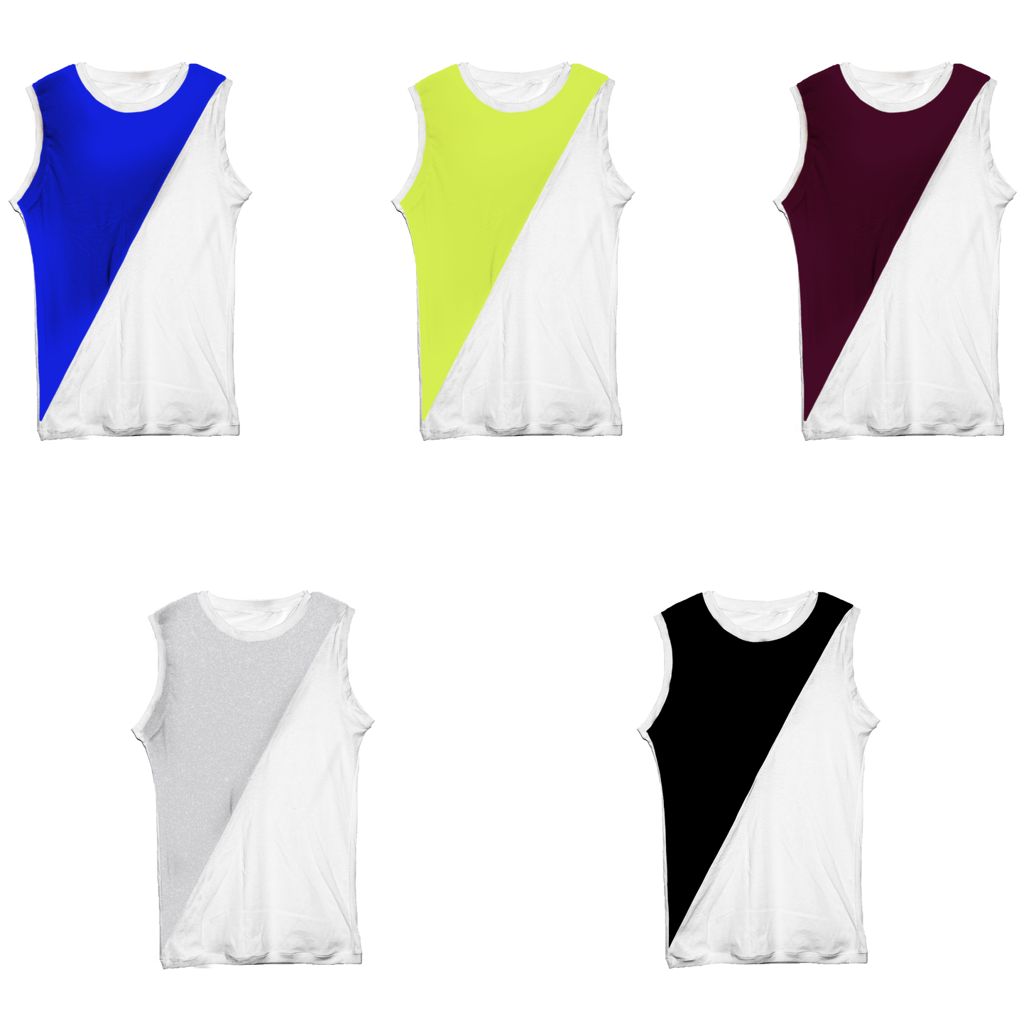Left-Split White Tank