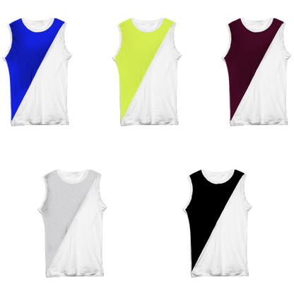 Left-Split White Tank