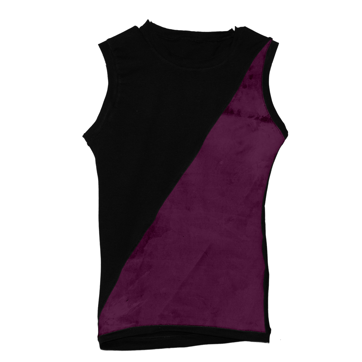 Right-Split Black Tank