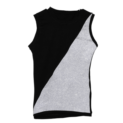 Right-Split Black Tank