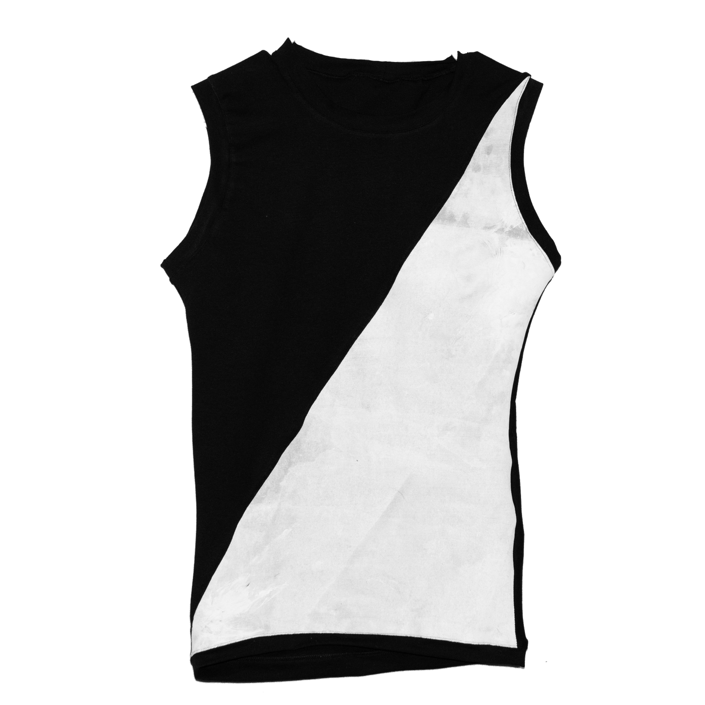 Right-Split Black Tank