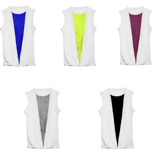 Spike White Tank