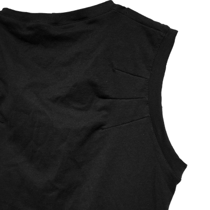 Right-Split Black Tank