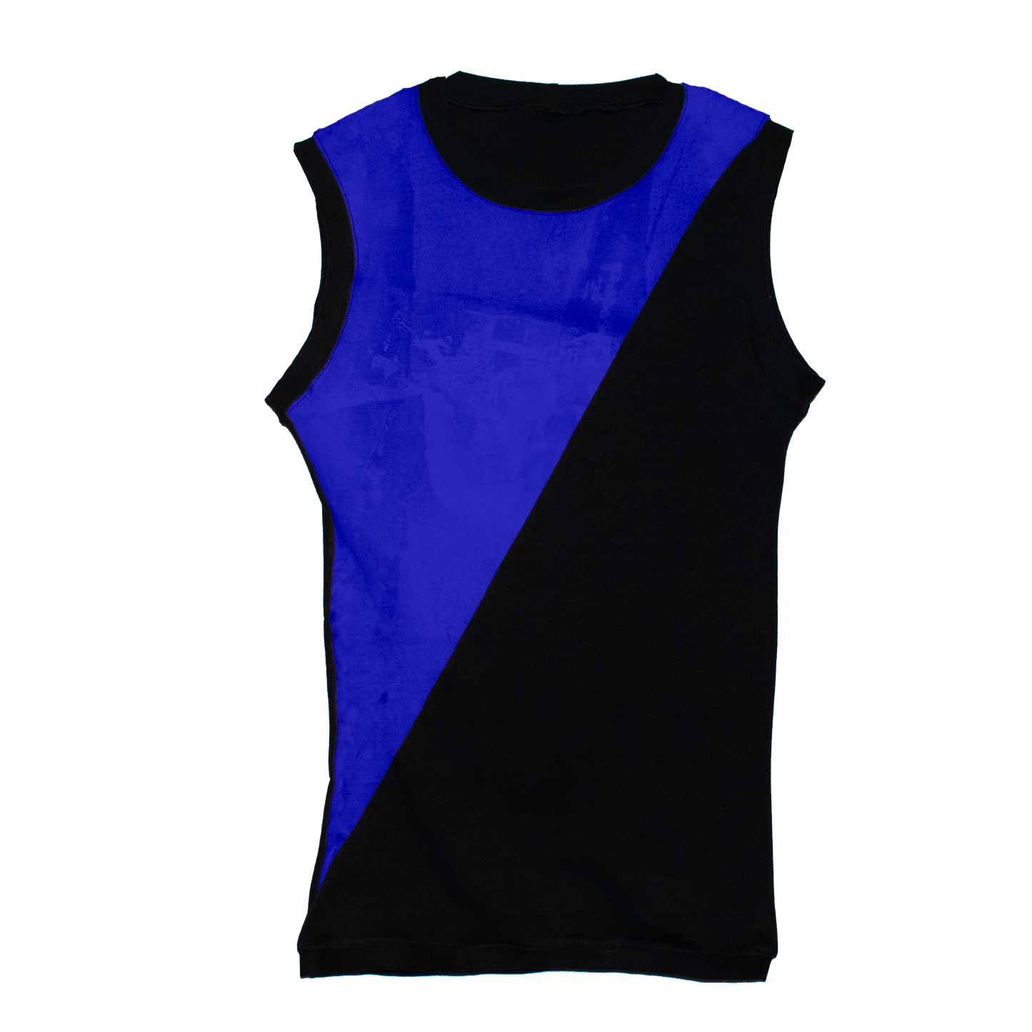 Left-Split Black Tank