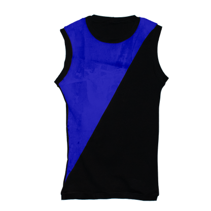 Left-Split Black Tank