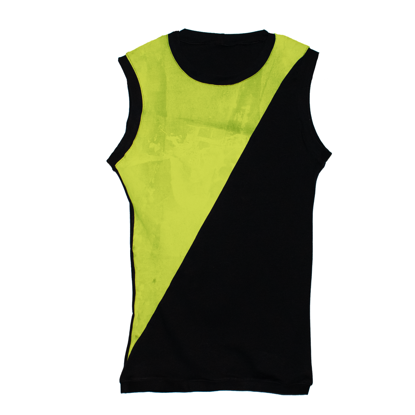 Left-Split Black Tank