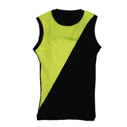 Left-Split Black Tank