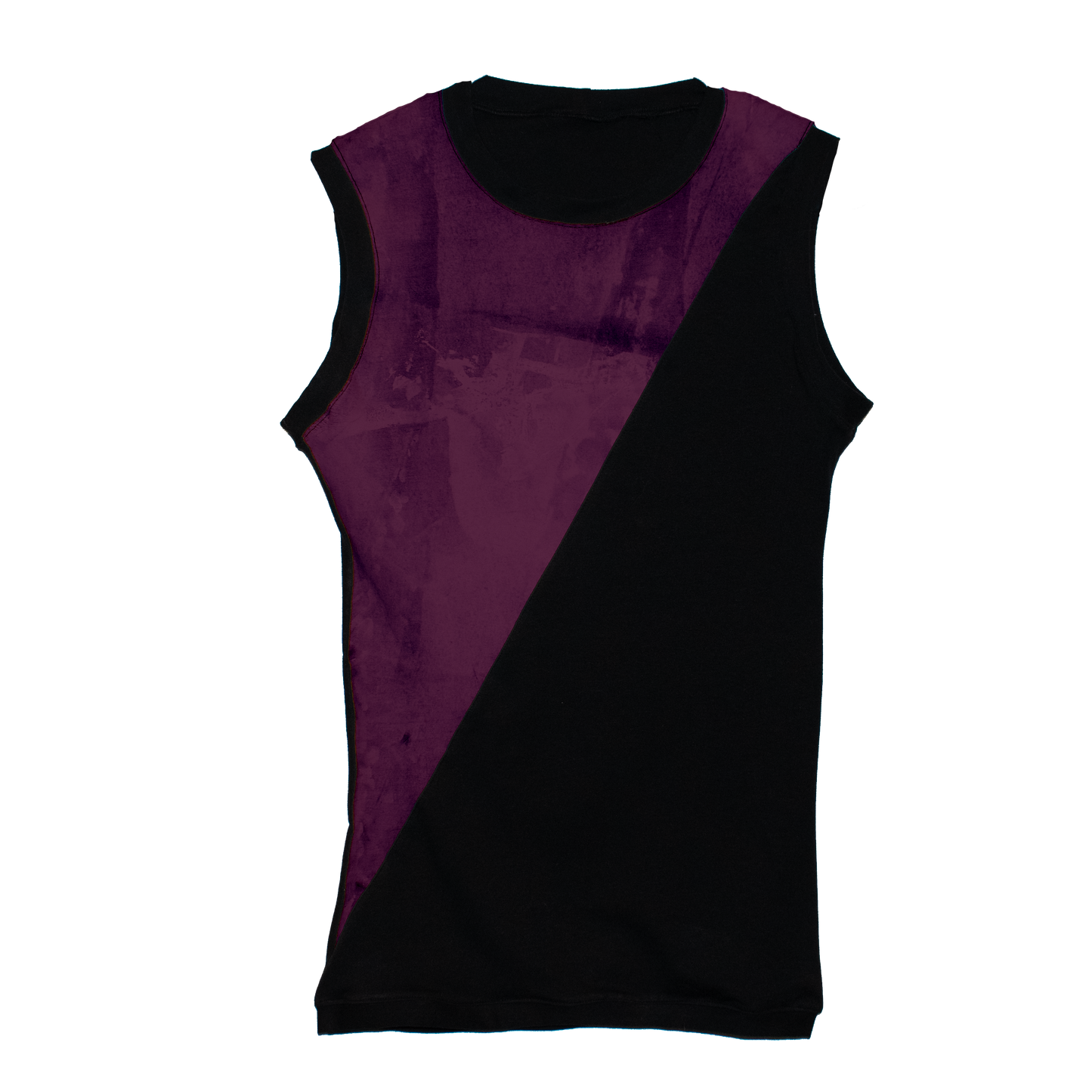 Left-Split Black Tank