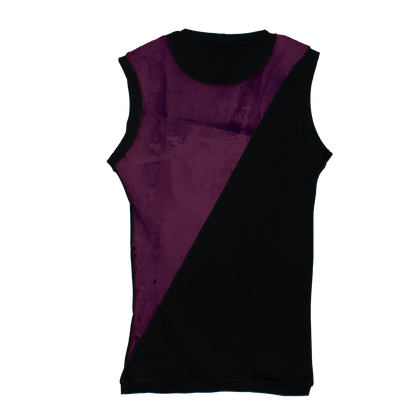 Left-Split Black Tank