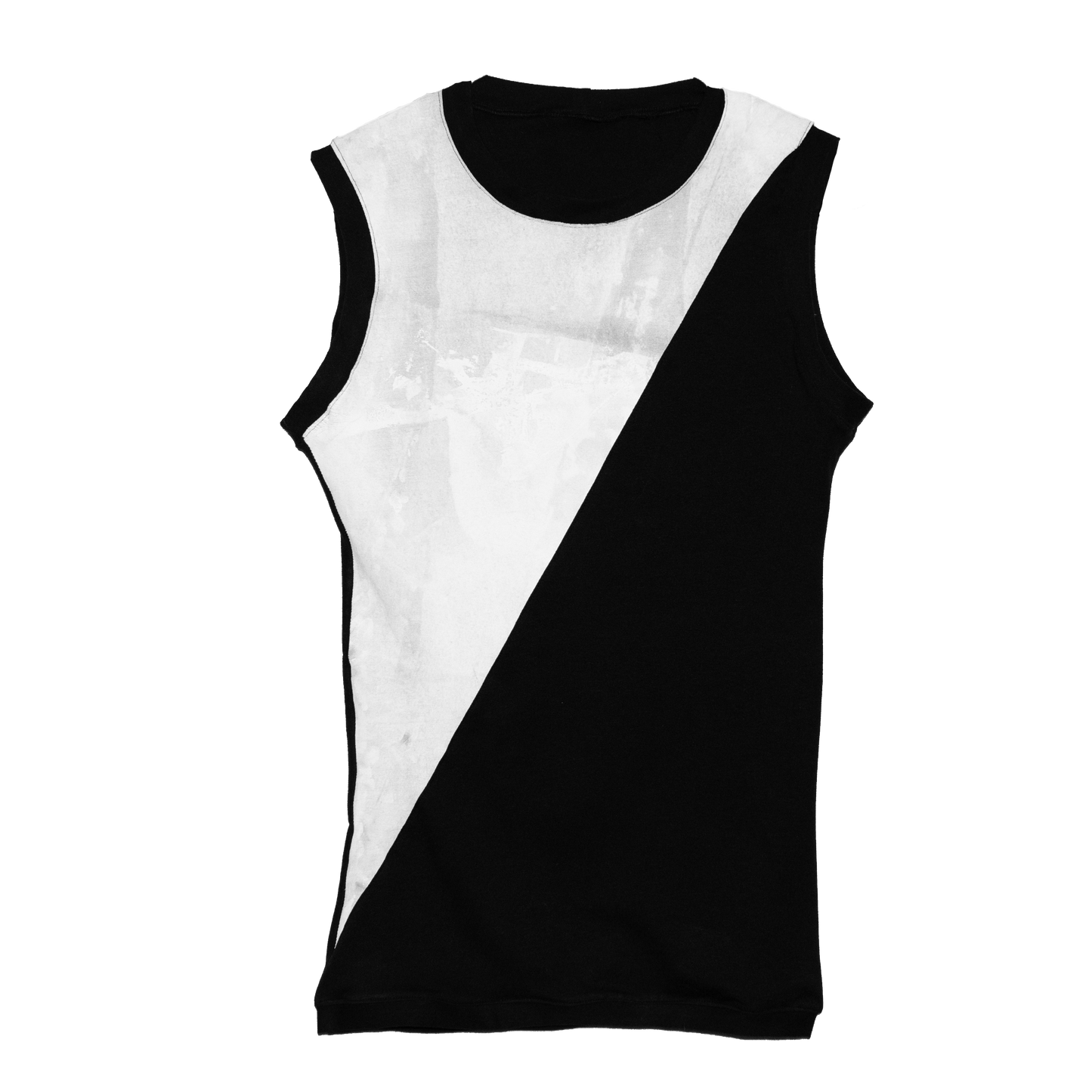 Left-Split Black Tank