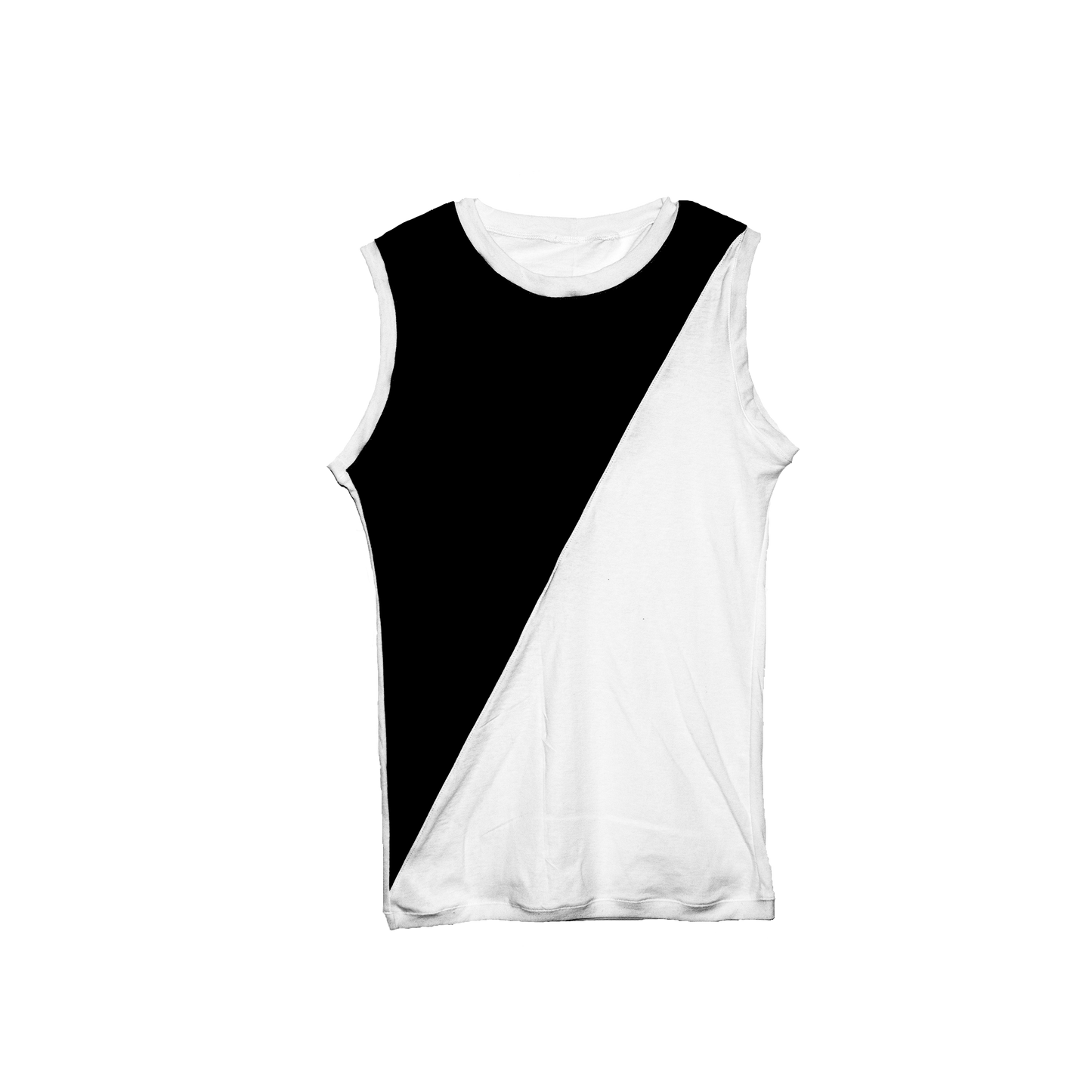 Left-Split White Tank