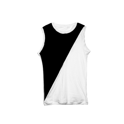 Left-Split White Tank