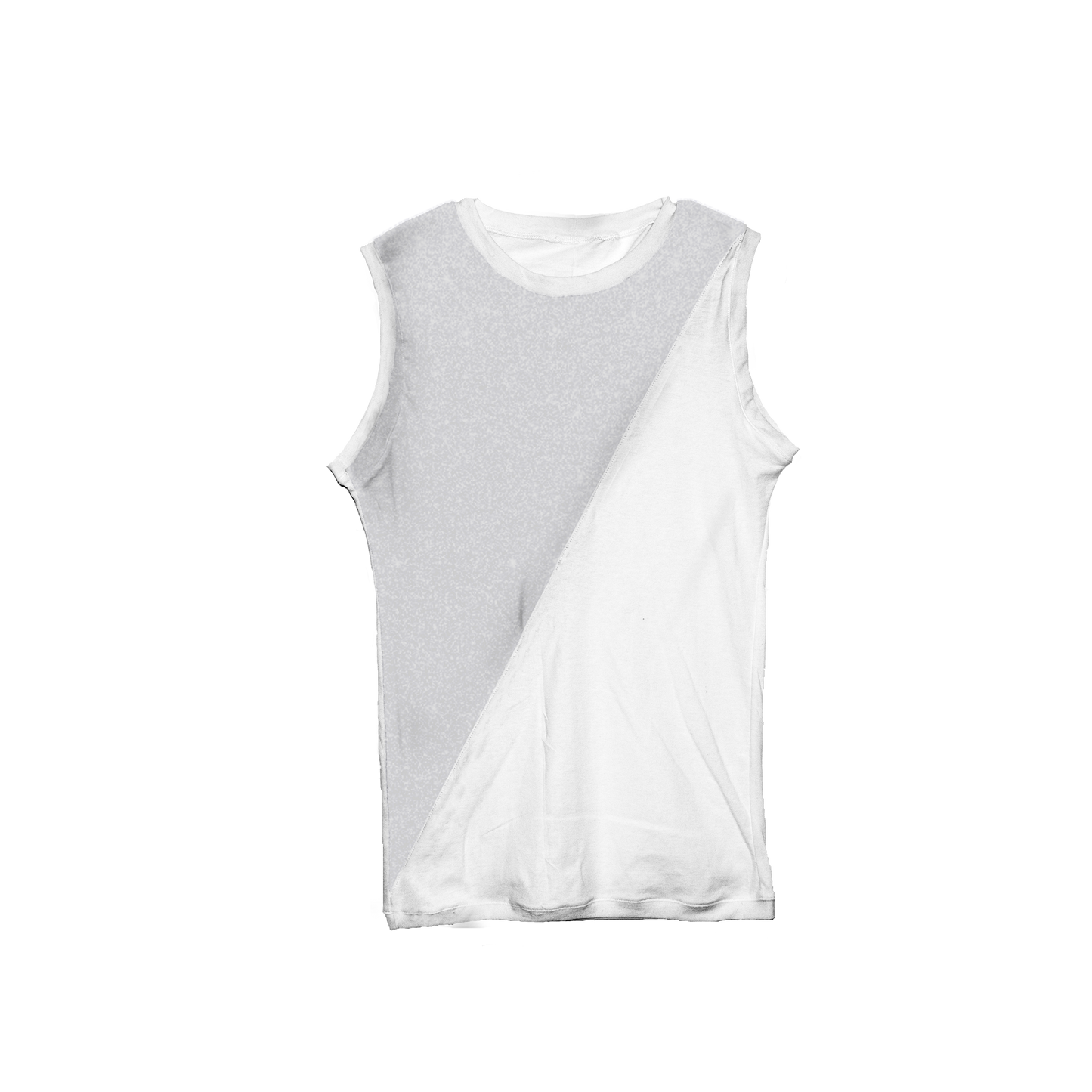 Left-Split White Tank