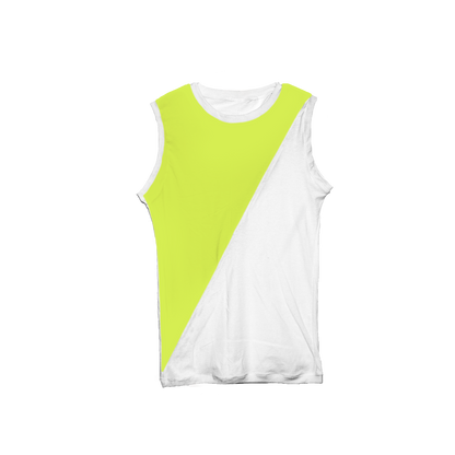 Left-Split White Tank