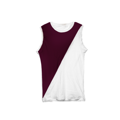 Left-Split White Tank